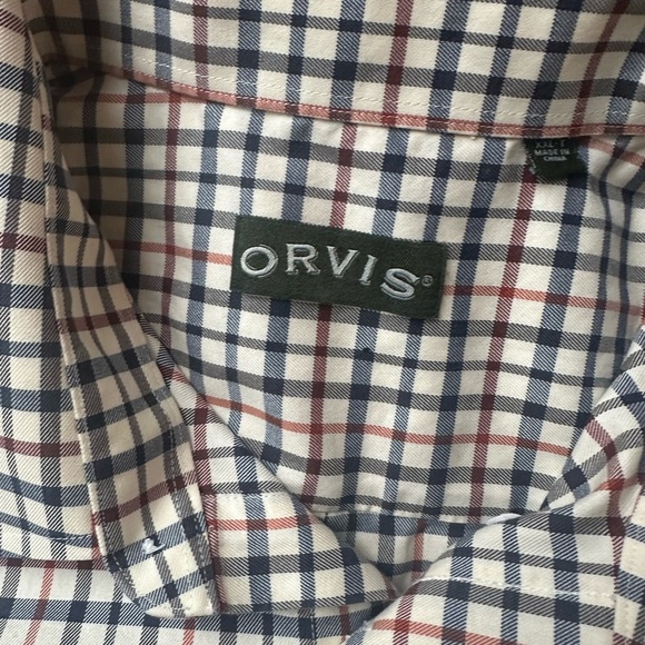 Orvis Men’s Buttondown Shirt Like New size XXLT - Picture 3 of 5